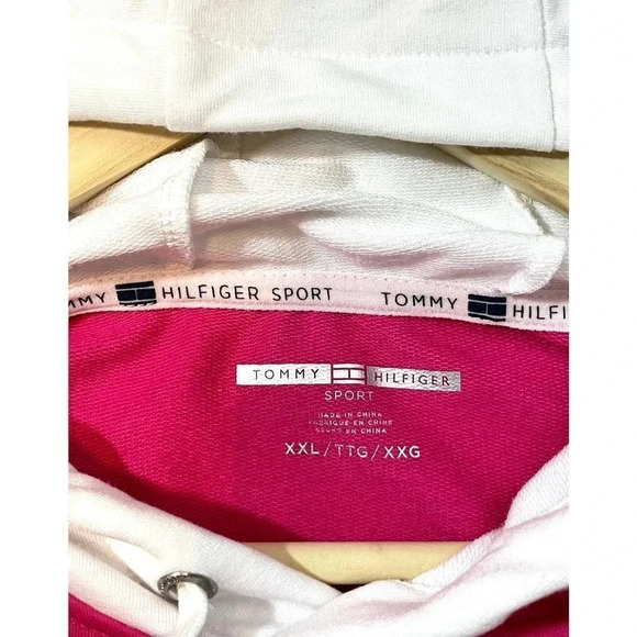 Tommy Hilfiger Sport Hooded Cropped Plus Size Top - Picture 3 of 5